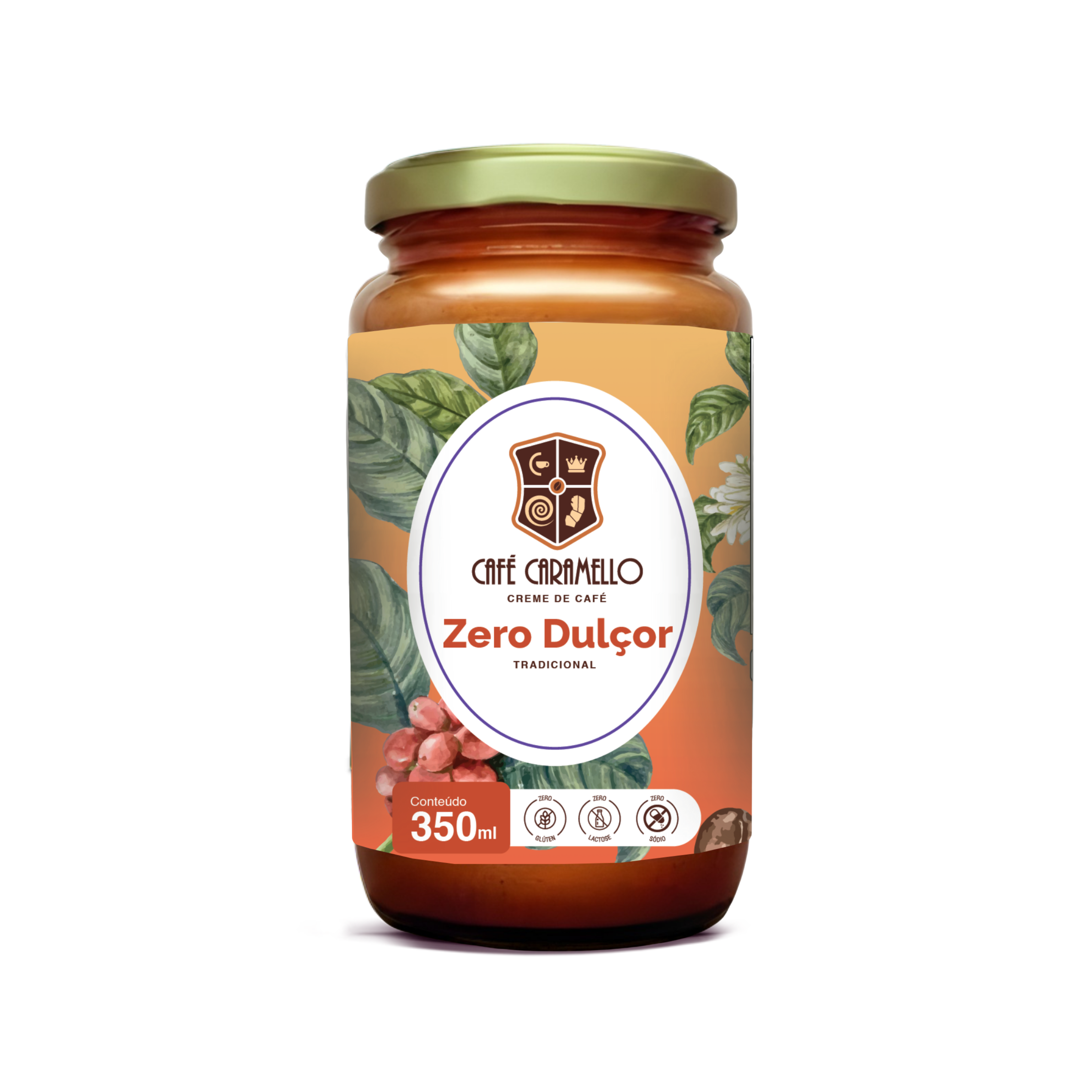 Creme de Café - Zero Dulçor 350ml – Café Caramello | Brasil