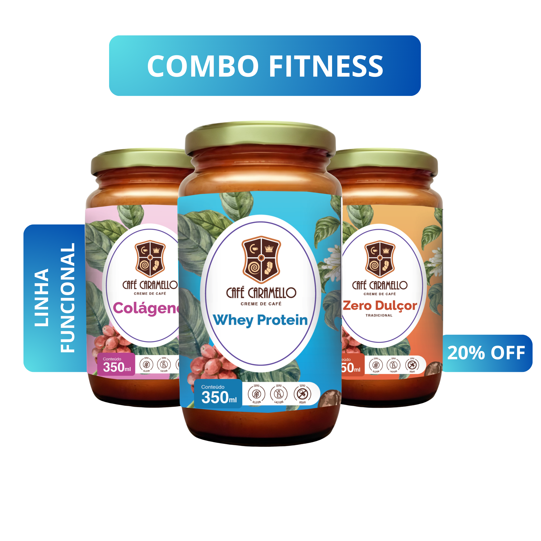Combo Fitness | Whey, Zero Dulçor & Colágeno