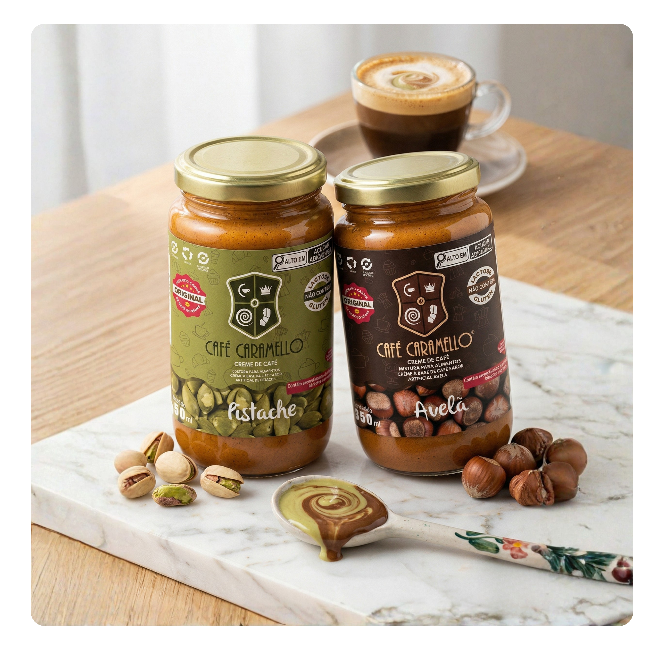 Dueto Premium | Pistache & Avelã - 350ml