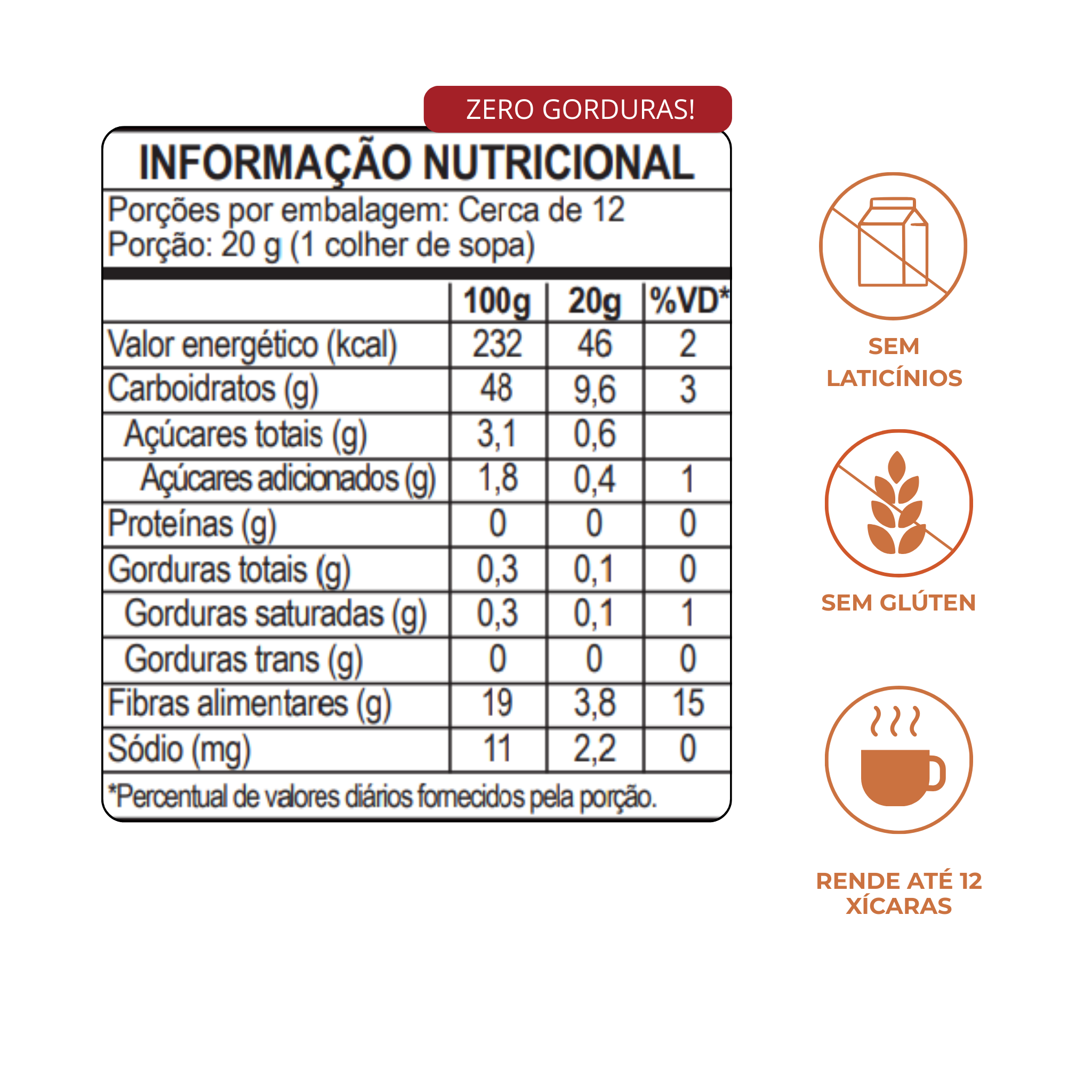 Creme de Café - Zero Dulçor 350ml